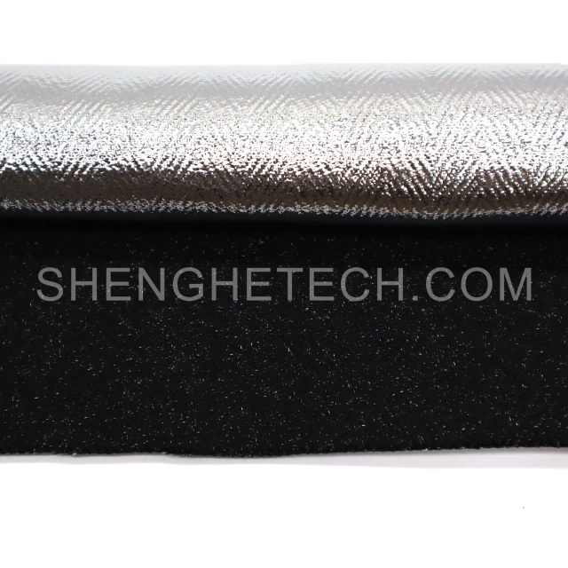 Aluminized Pre-oxidized and fiberglass fabric,Aluminized Pre-oxidized and fiberglass fabric