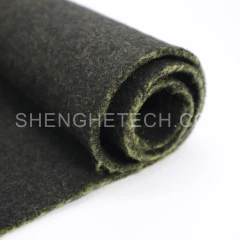 Fireproof felt fabric