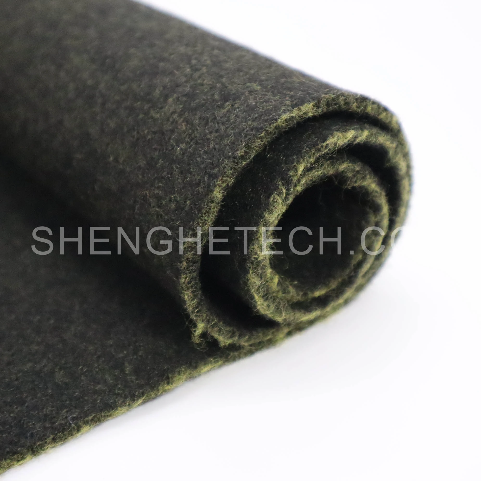 Fireproof felt fabric