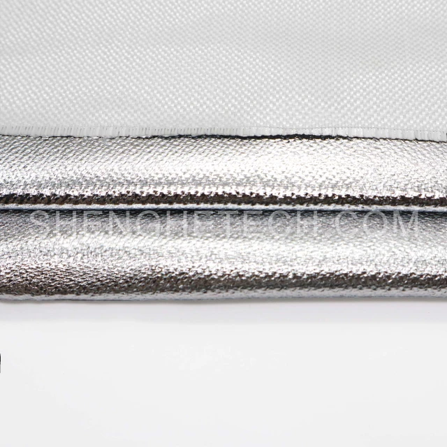 Aluminized glass fiber fabric,Aluminized glass fiber fabric