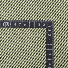 Carbon kevlar hybrid fabric